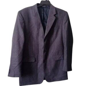 Calvin Lanificio di Pray Sport Coat 44R Gray Wool Blend Jacket